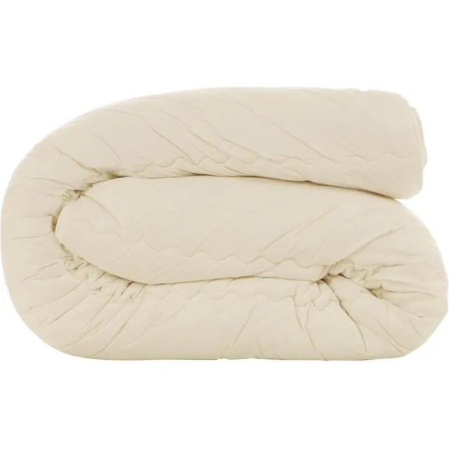Snoozing Texel - Wol - 4-seizoenen dekbed - Tweepersoons - 200x200 cm - Wit
