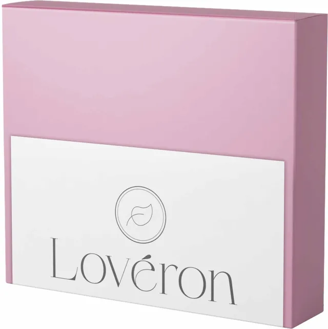 Lovéron kussensloop - Katoen - 2 stuks - 50x70 cm - Roze