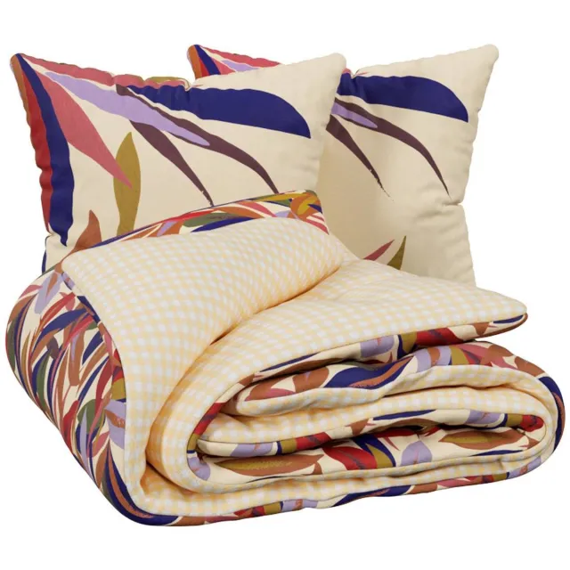Atmosphera Créateur d'intérieur® Bedlinnen met print JANNIE Multicolore