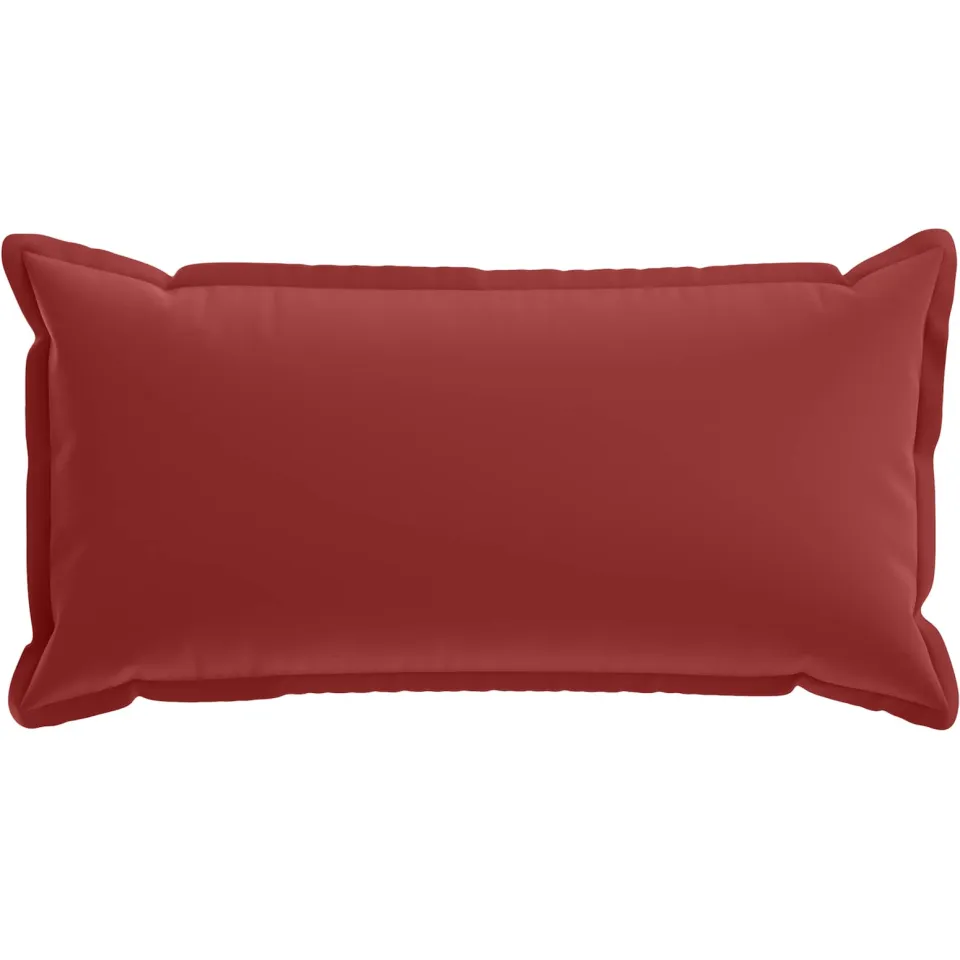 vidaXL Kussensloop 2 st HOUTEN Wijnrood 40 x 70 cm Polyester