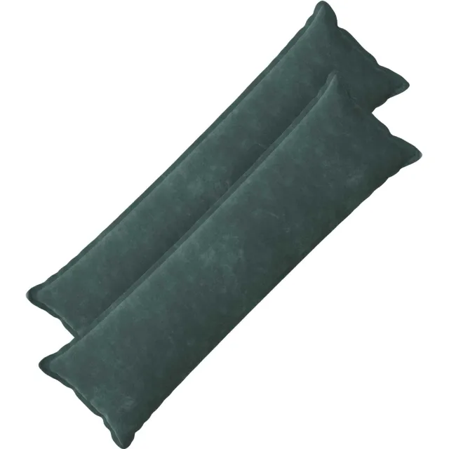 vidaXL Kussensloop 2 st HOUTEN Zee blauw 40 x 145 cm Microfiber Fleece