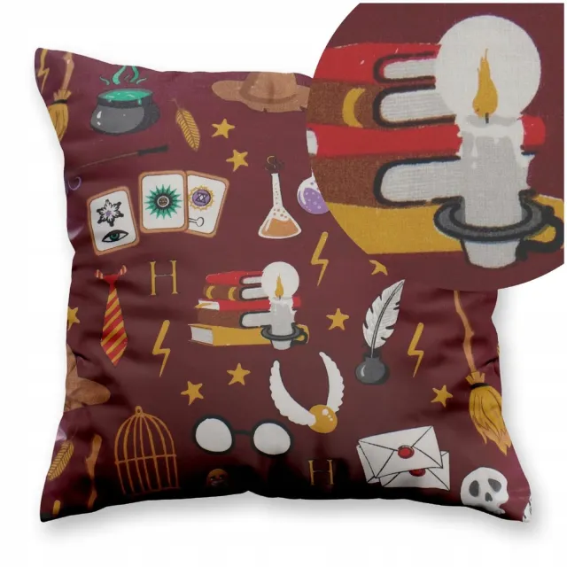 LOZKOHOLICY.PL Belluno Katoenen Kussensloop 40x40cm - Decoratief & Kinderlijk Bruin