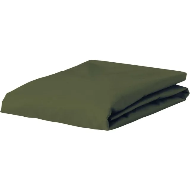 Essenza Premium Percale Hoeslaken Forest green - 160x200