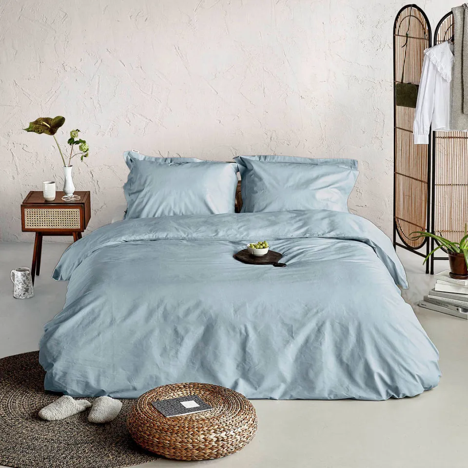 Walra percale dekbedovertrek blauw, foto 3