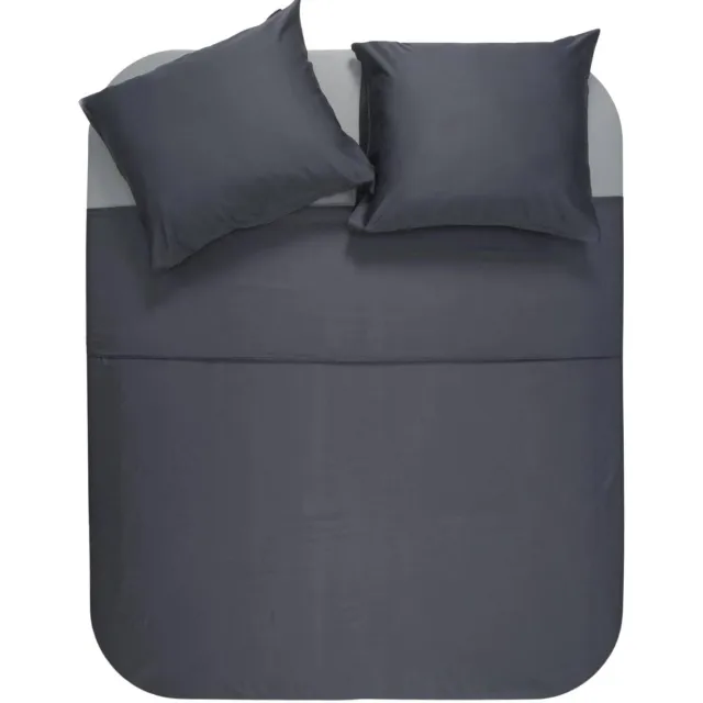 Primaviera Deluxe Droomtextiel Bamboe Dekbedovertrek Antraciet -200x200/220 cm - Hoogwaardige kwaliteit - Ultra Zacht