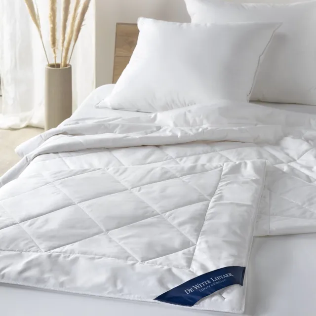 De Witte Lietaer Zomerdekbed - Eenpersoons - 140 x 220 cm - Katoen Wit