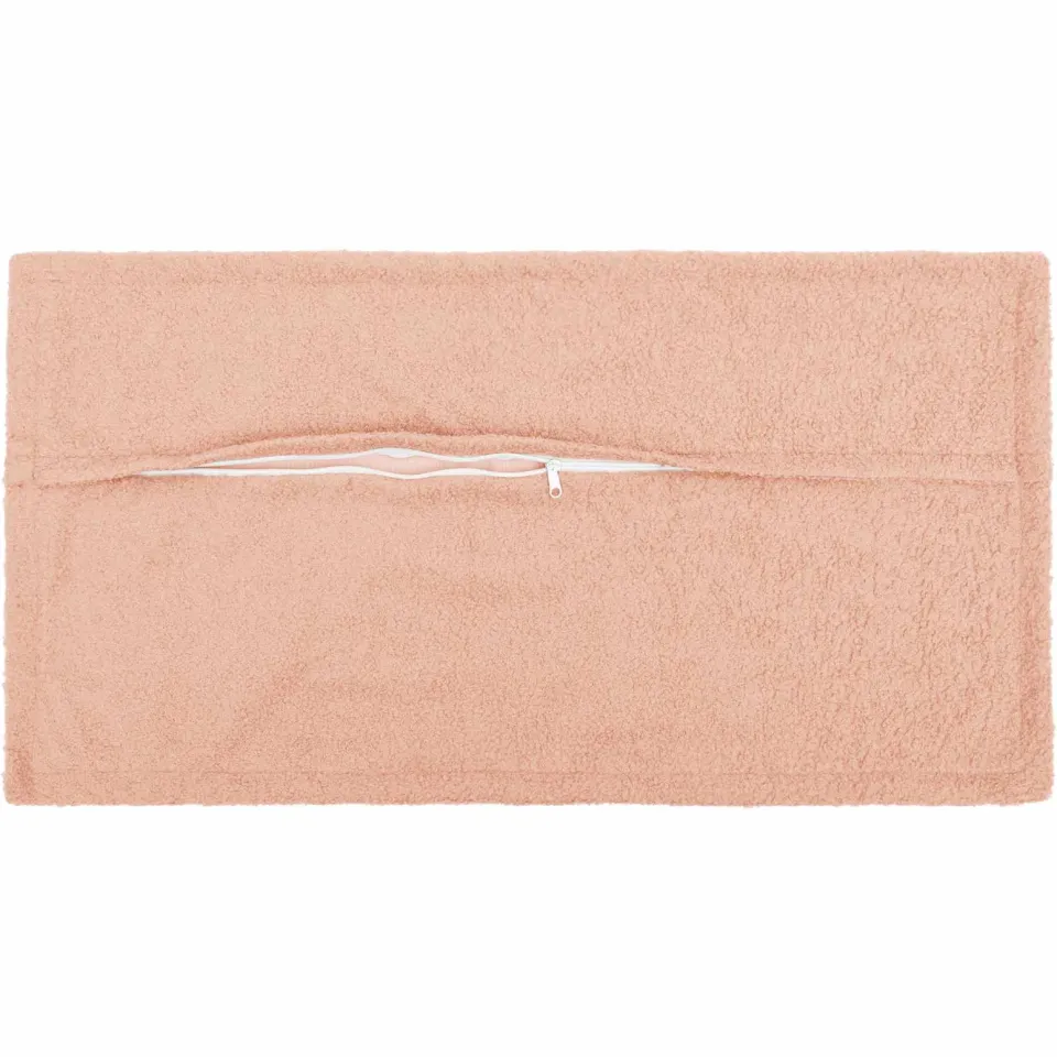vidaXL Kussensloop 12 st HOUTEN Roze 40 x 80 cm Bouclé, foto 4