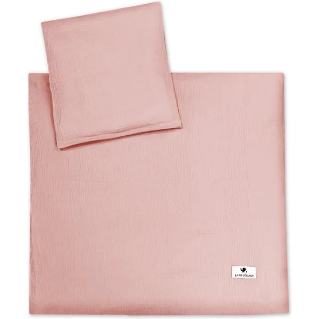 Julius zöllner Bedlinnen Terra dusty rose 80 x 80 cm
