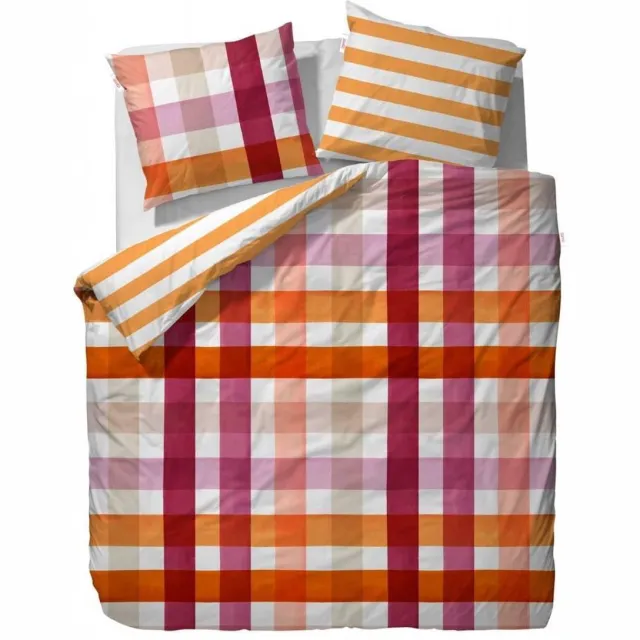 Esprit Sun check Kussensloop - Red 60x70