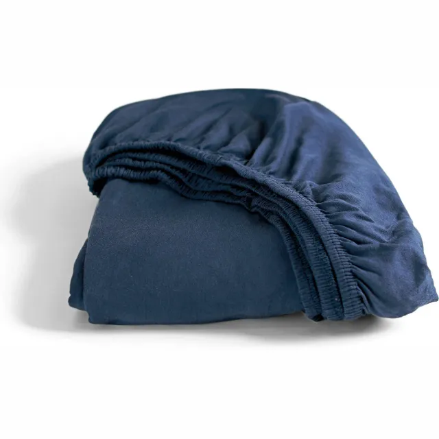 Cinderella jersey hoeslaken donkerblauw