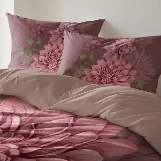 BYRKLUND Dahlia Dreams dekbedovertrek roze, foto 2