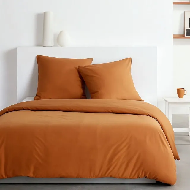 Today Beddengoed - VANDAAG - Essentieel - 2 personen - 220 x 240 cm - Karamel gewassen effect