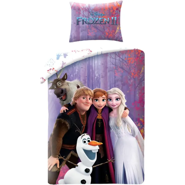 Disney Frozen Frozen Dekbedovertrek Family - 140 x 200 cm - Katoen - 70 x 90 cm Multi