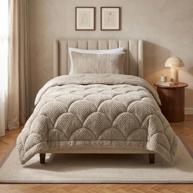 Zensation Lazy all-in-one dekbed Teddy fur - taupe, foto 2
