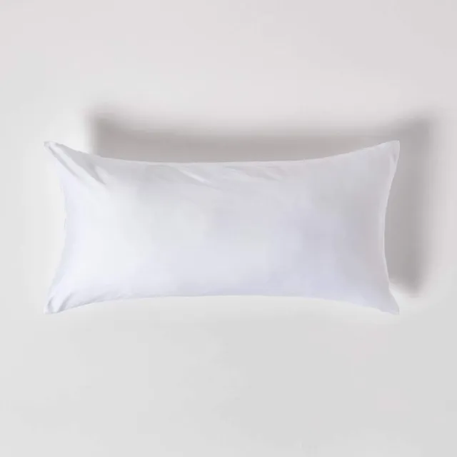 Famanu Biologische satijnen kussensloop 40x80 cm wit, 100% biologisch katoen, satijn met ritssluiting en ademend. Een veelzijdige en handige keuze voor dagelijks gebruik in en om het huis. lichtblauw