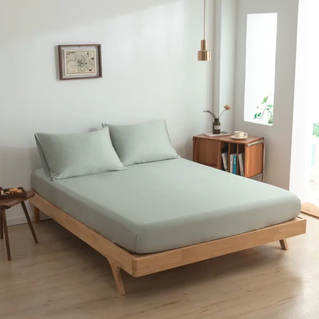 Boomba Bamboo Bamboe hoeslaken Sage Green lichtgroen 160x220/210 cm – Standaard matras, zacht, ademend & hypoallergeen | Boomba Bamboo®