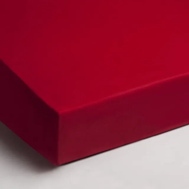 Day Dream hoeslaken - strijkvrij - katoen - 140x200 cm - Rood