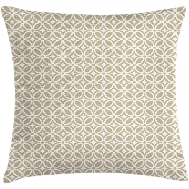ABAKUHAUS Geometrisch Kussenhoes – Repetitieve Sterren – 50x50 cm – Schemering/Wit Dämmerung