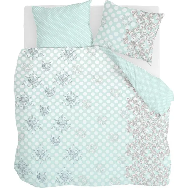 Walra Dekbedovertrek Dreamy Dots - 100% Katoen (BCI) - Licht Blauw