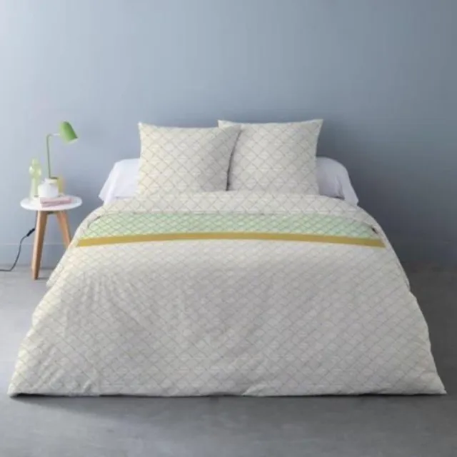 Better Nights 2-persoonsdekbedovertrek Santorini Vert 240x220cm groen