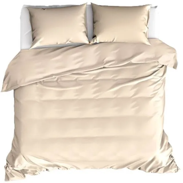 De Witte Lietaer Olivia Dekbedovertrek - Lits-jumeaux - 240x200/220 cm - Sand