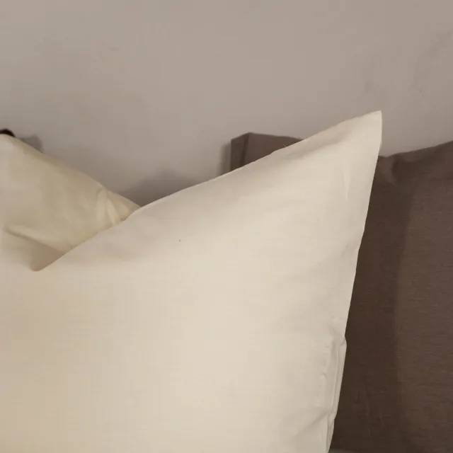kayori Kai Kussensloop - 60x70cm Set van 2 - 100% Katoen - Zacht - Offwhite