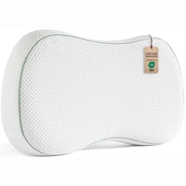 Viscotex Curve Sleep Pillow Wit