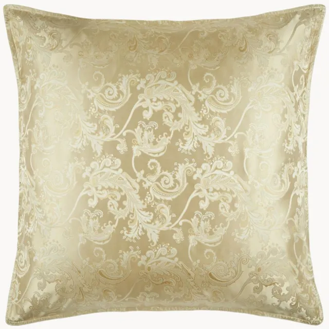 Sichou Kussensloop Jacquard Gold van 6A premium moerbeizijde, 26 momme Goudkleurig