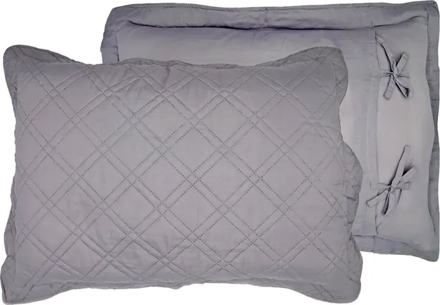 Lavandoux Kussenslopen - Ash Grey - 50x70 - Grijs - Set van 2