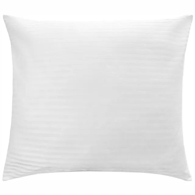 Spod Igły i Nitki Hotel Kussensloop 50x70cm Wit Damast Streep 1cm Insteek