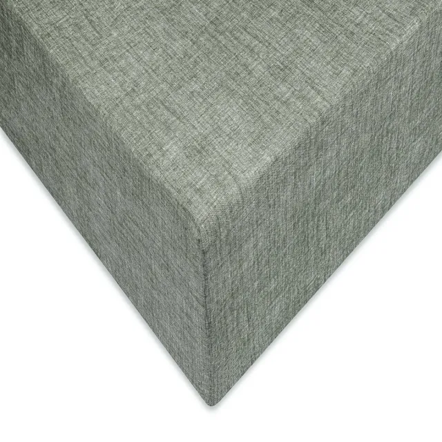 Zo! Home Lino katoen hoeslaken groen - lits-jumeaux (160x200) - rondom elastiek - prachtige uitstraling