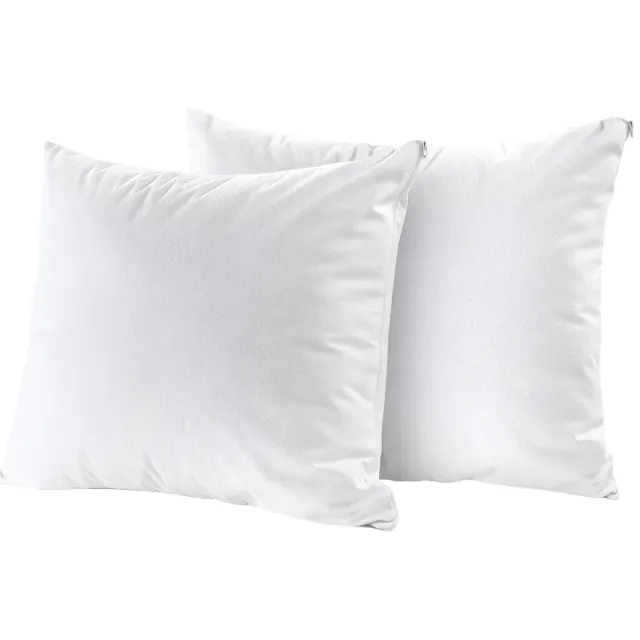 NOUS Living kussensloop molton PU waterafstotend wit