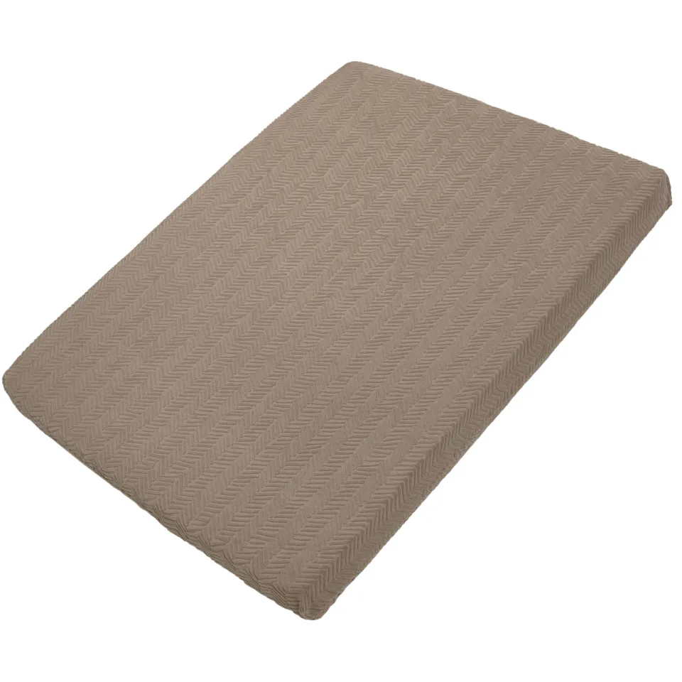 Meyco rechthoekige boxhoeslaken 95x75 cm - bruin