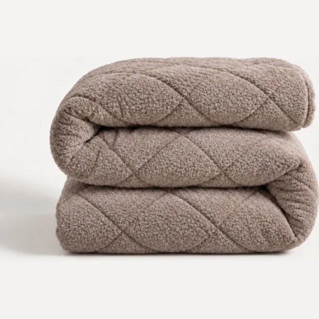 Y-not® Y-NOT - Teddy Dekbed Zonder Overtrek 240x200 - Zomerdekbed - Zacht & Wasbaar - Taupe