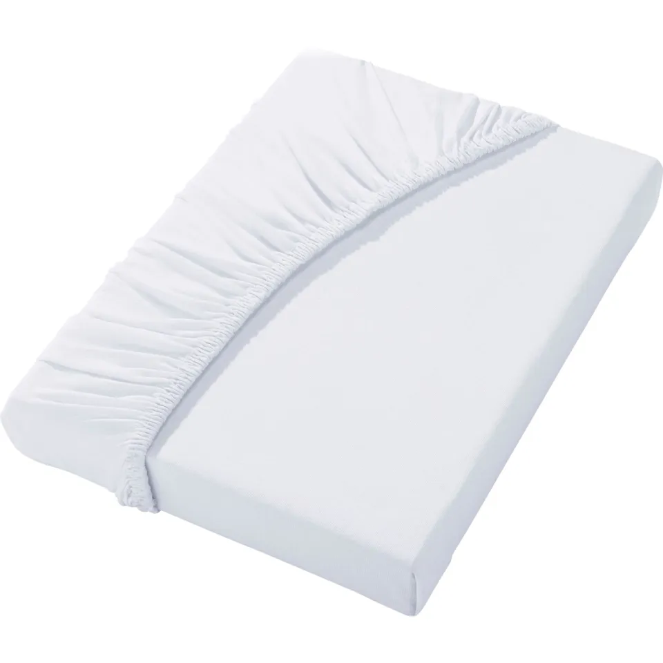 hoeslaken interlock wit