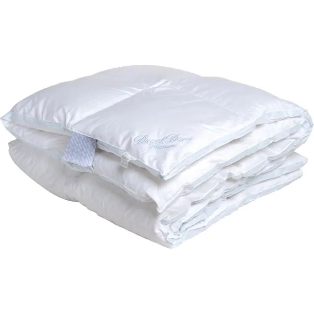 Ducky Dons Duvet Doré - Platinum - Dons - Dekbed - Eenpersoons - 140x220 cm - Wit