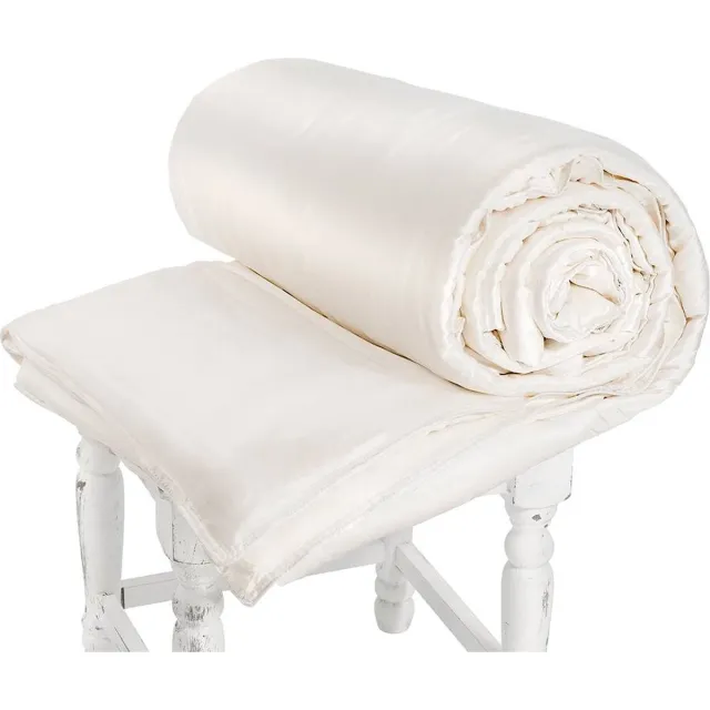 Emperior Silk 100% Zijden dekbed Dolce (300g/m2) - zijden tijk - Maat: 240x220cm zijden dekbed - Silk Heaven - 240x220cm Wit