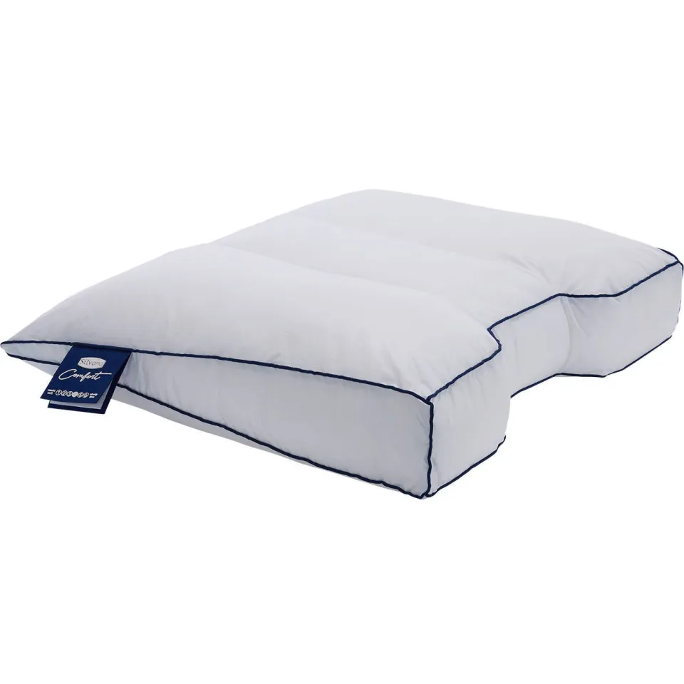Silvana Comfort Blauw hoofdkussen wit, foto 2