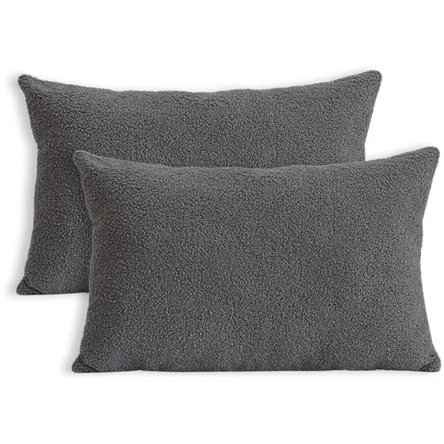 LuMali Kussensloop Grafiet 40x60 cm - Kinder Kussensloop - Toddler Pillow Case - OEKO-TEX®