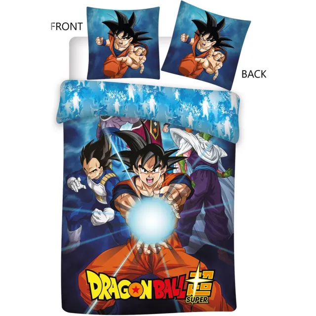 Dragon Ball Z Dekbedovertrek Super - Eenpersoons - 140 x 200 cm - Polyester Multicolor