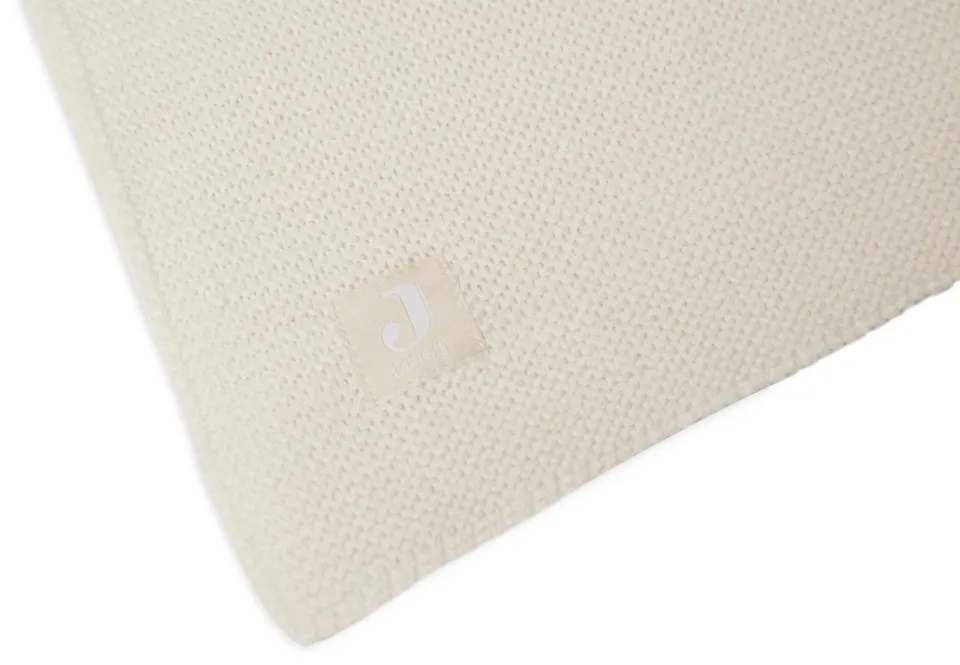 Jollein ledikantdeken Basic Knit ivory, foto 3