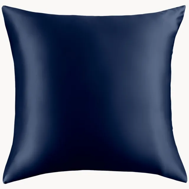 Sichou Zijde kussensloop 4A van moerbeizijde, donkerblauw