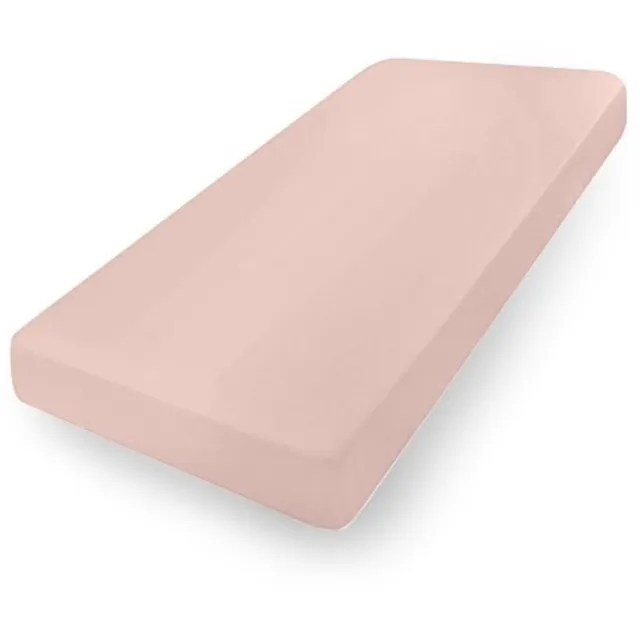Matex Jersey Hoeslaken - PREMIUM - 130/140x190/200 cm - Brudny Roze