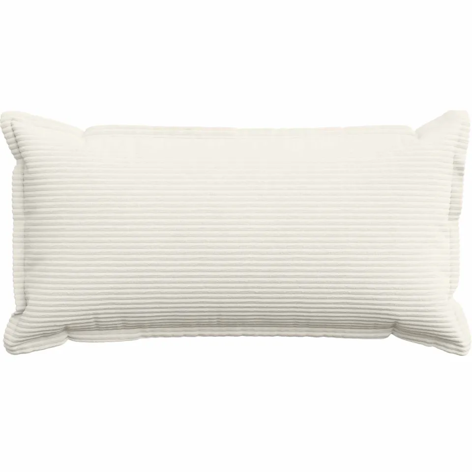 vidaXL Kussensloop 6 st HOUTEN Crèmekleurig 40 x 80 cm corduroy, foto 2