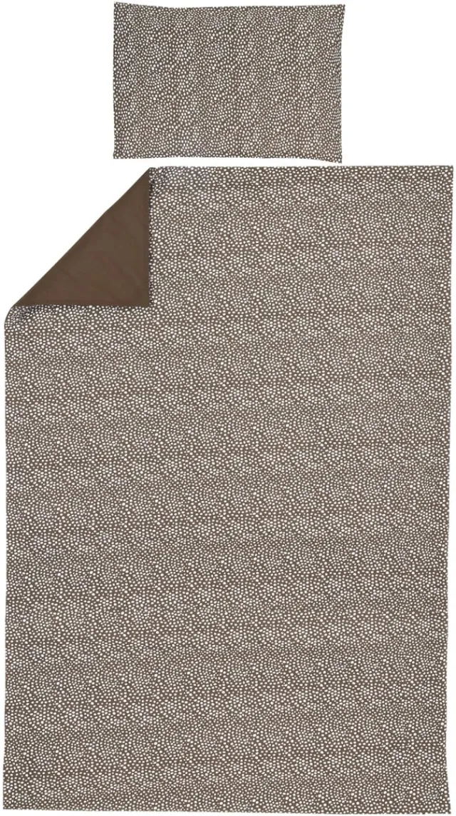 Meyco Home Cheetah/Uni dekbedovertrek eenpersoons - chocolate - 140x200/220cm