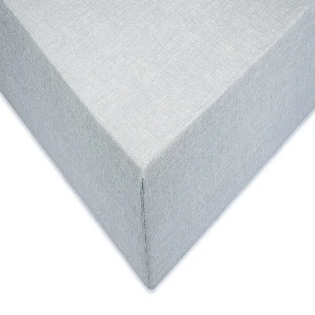 Zohome ZO! Home Lino katoen hoeslaken mint groen - tweepersoons (140x200) - rondom elastiek - prachtige uitstraling