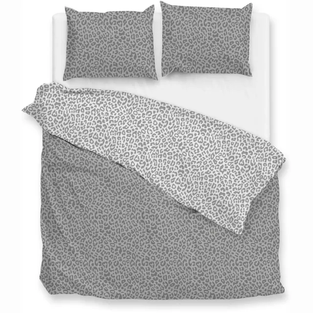 Zohome Microvezel Dekbedovertrek Pantera - Grey - Dierenprint - 100% Microvezel - Dekbedovertrek Pantera Grey