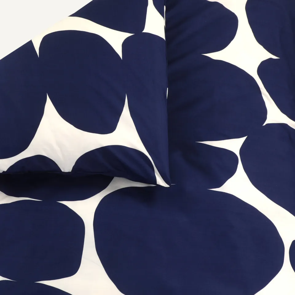 NOUS Kids katoenen dekbedovertrek kinder blauw (120x150 cm), foto 2