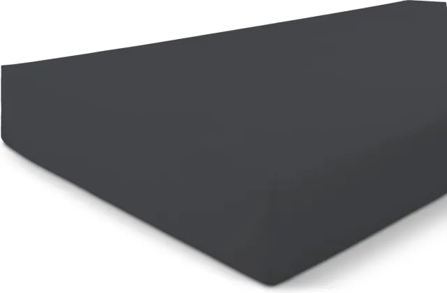 Walra Jersey Hoeslaken - Hoeslaken 90x220 - 100% Katoen - Antraciet