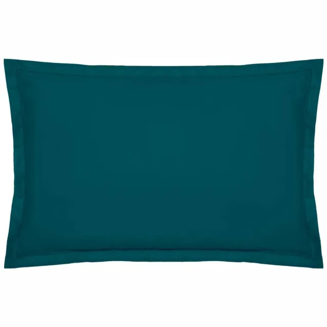 Atmosphera Créateur d'intérieur® Kussensloop van katoenpercal LANDIHA bleu egéen